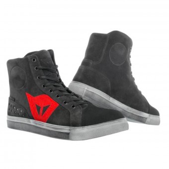 Scarpe Moto Dainese Street Biker D-WP Carbon Dark Red