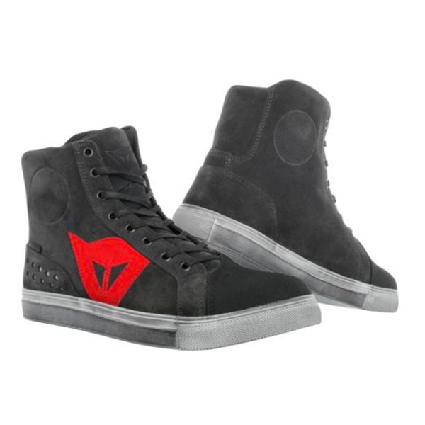 Scarpe Moto Dainese Street Biker Lady D-WP Carbon Dark Red