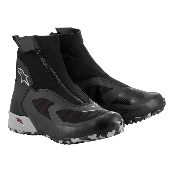 Scarpe Moto Alpinestars CR-8 Gore-Tex Black Mid Grey Bright Red Scarpe Moto Alpinestars CR-8 Gore-Tex Black Mid Grey Bright Red