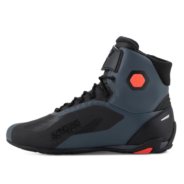 Alpinestars Faster 4 Nero Grigio Rosso Fluo