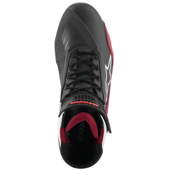 Alpinestars Faster 4 Nero Bianco Rosso Scuro