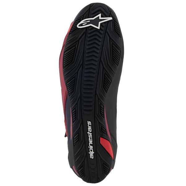 Alpinestars Faster 4 Nero Bianco Rosso Scuro