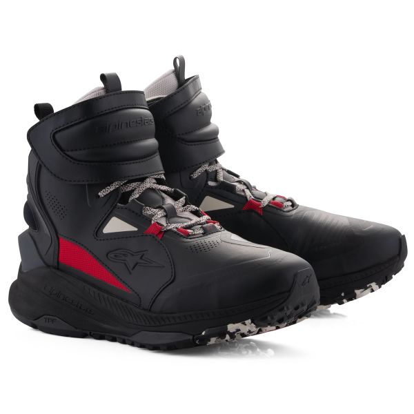 Scarpe Moto Alpinestars Speedstreet Nero Ecrù Rosso brillante Scarpe Moto Alpinestars Speedstreet Nero Ecrù Rosso brillante