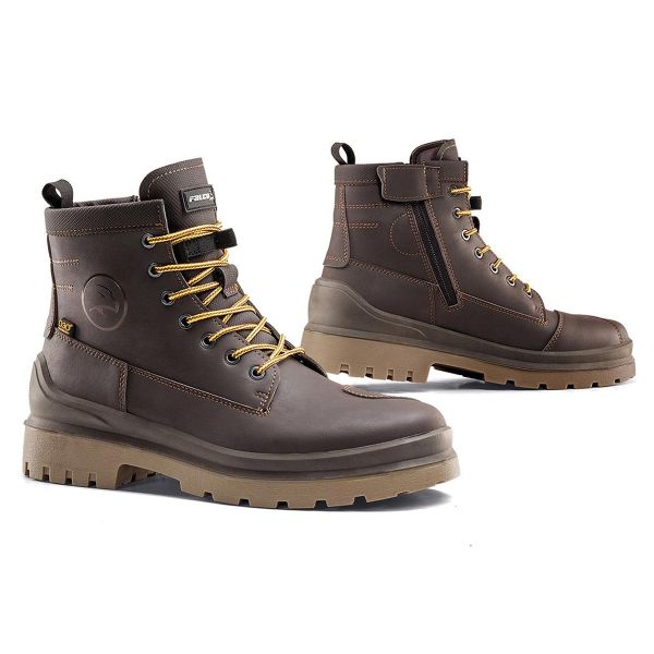 Scarpe Moto Falco Scout Brown in Stock iCasque