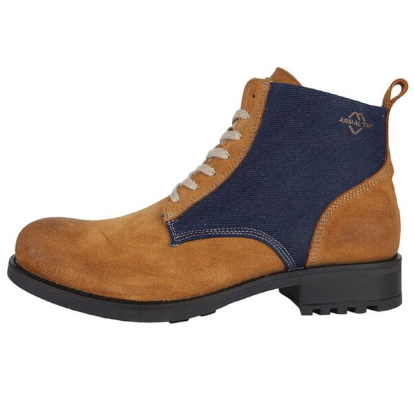 Scarpe Moto Helstons Deville Leather Brown Pull Up