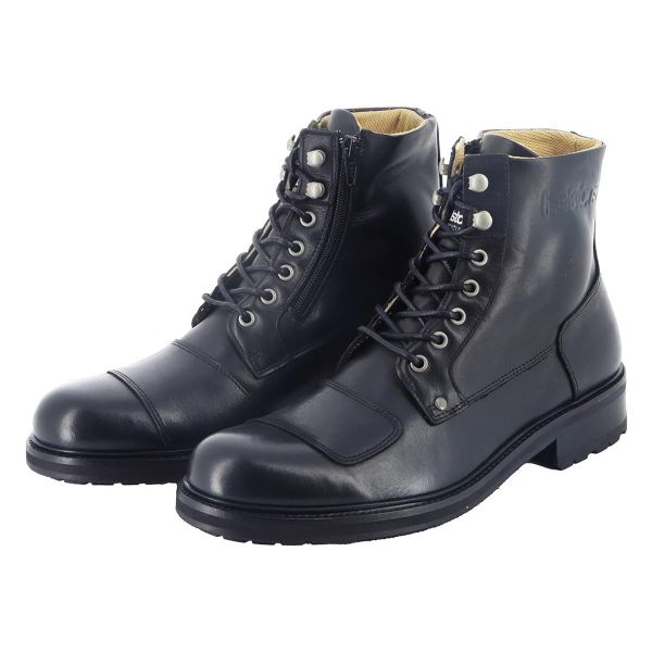 Scarpe Moto Helstons Prairie Vibram Leather Nero