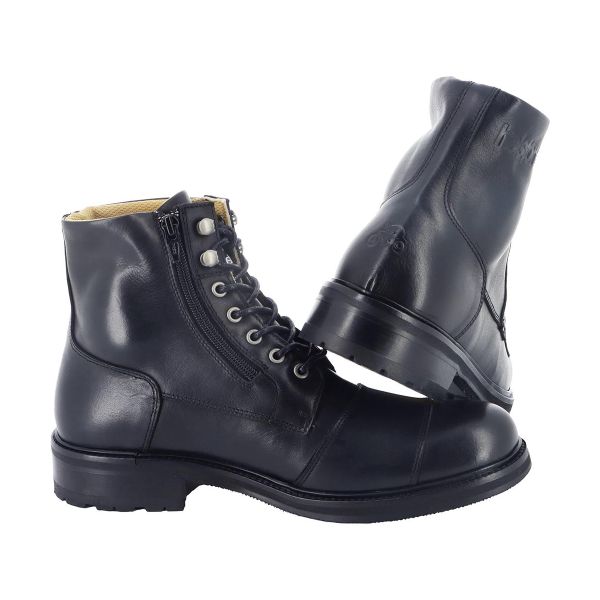 Helstons Prairie Vibram Leather Nero