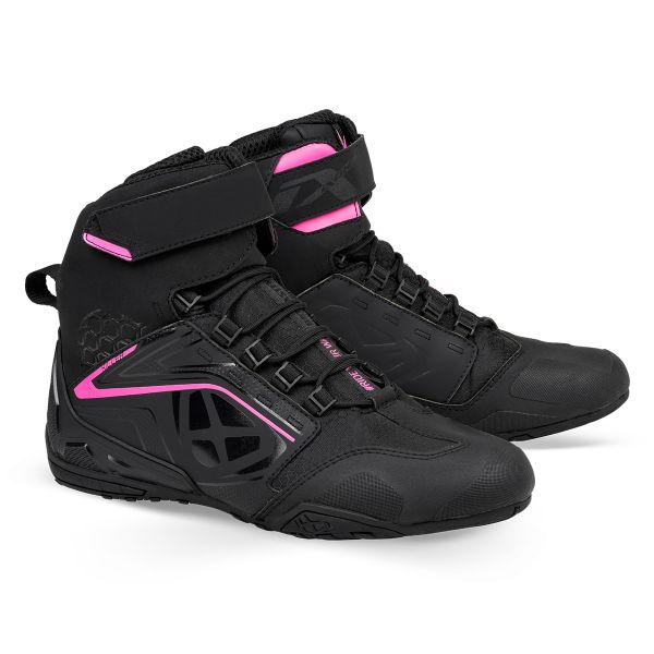 Scarpe Moto Ixon Killer WP Lady Black Fushia Scarpe Moto Ixon Killer WP Lady Black Fushia