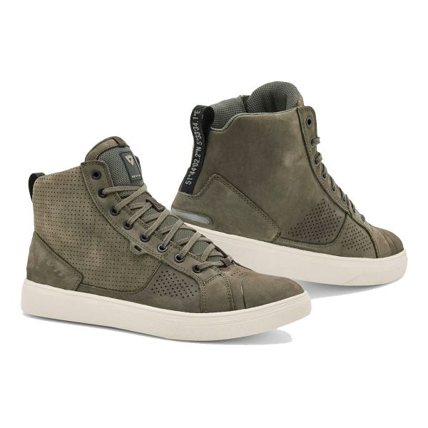 Scarpe Moto REV'IT Arrow Verde Oliva Bianco