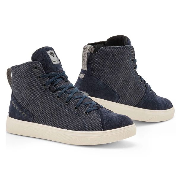 Sneakers Moto REV'IT Delta H2O Blu Scuro Bianco