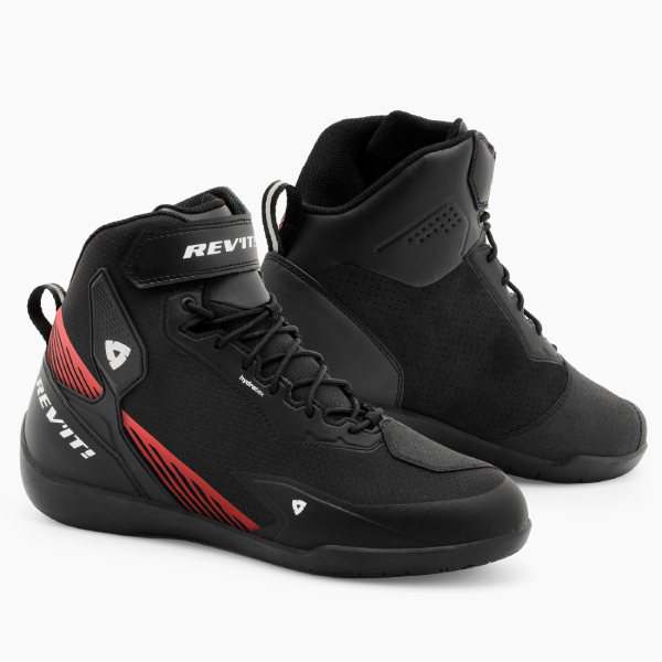 Scarpe Moto REV'IT G-Force 2 H2O Black Neon Red