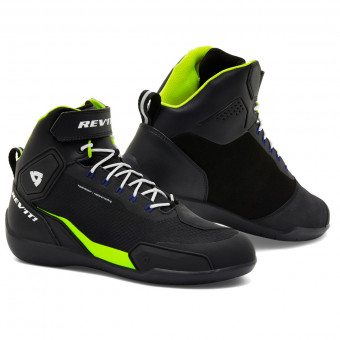 Scarpe Moto REV'IT G Force H2O Nero Giallo Neon