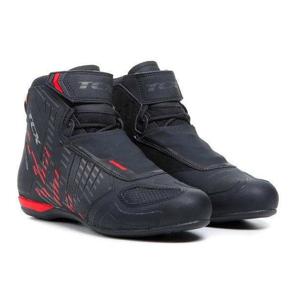 Scarpe Moto TCX R04D WP Black Red