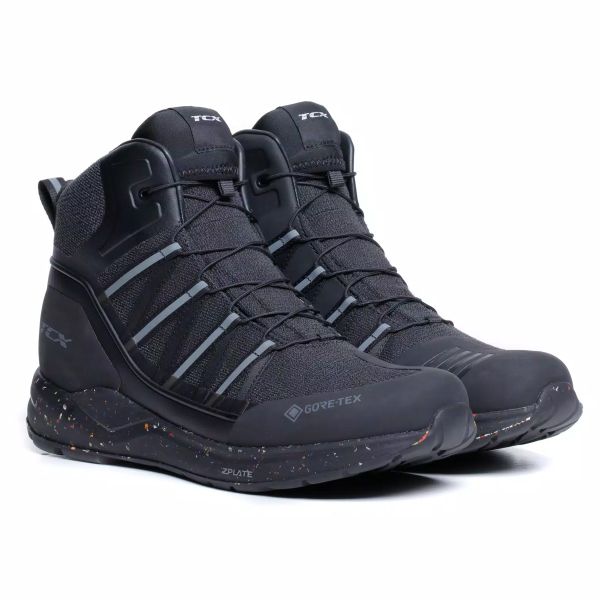 Scarpe Moto TCX Speedtrek Gore-Tex Black Black