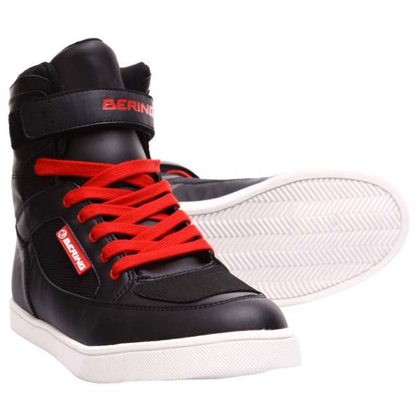 Sneakers Moto Bering Jungle Waterproof EPI Black Red Sneakers Moto Bering Jungle Waterproof EPI Black Red