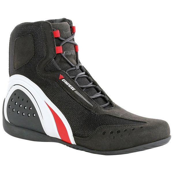Scarpe Moto Dainese Motorshoe Air Lady Black White Red