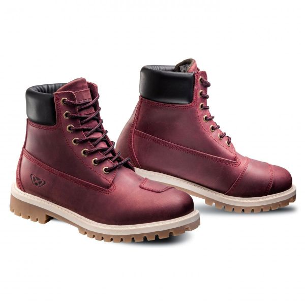 Scarpe Moto Ixon Mud Lady Bordeaux