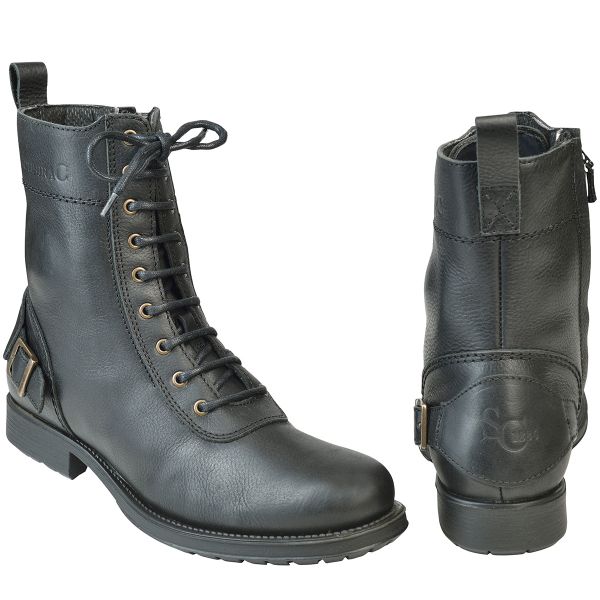Scarpe Moto Soubirac Old School Black