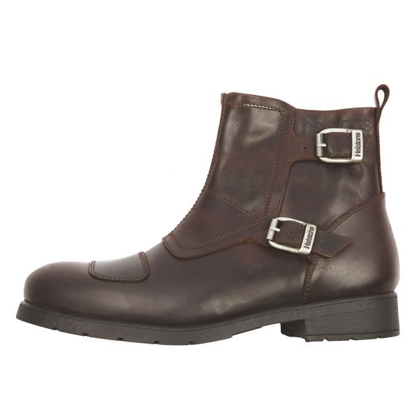 Scarpe Moto Helstons Trail Leather Split Brown
