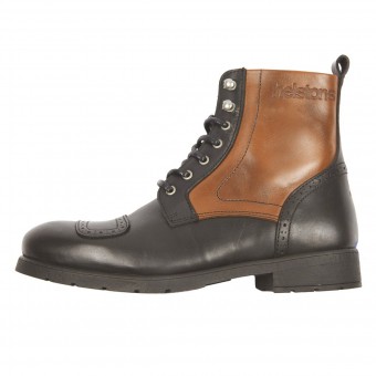 Scarpe Moto Helstons Travel Leather Black Tan
