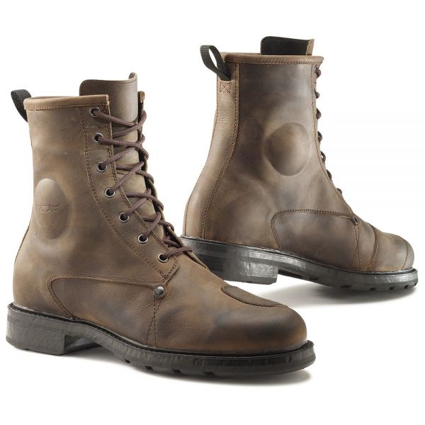 Scarpe Moto TCX X-Blend Waterproof Vintage Brown