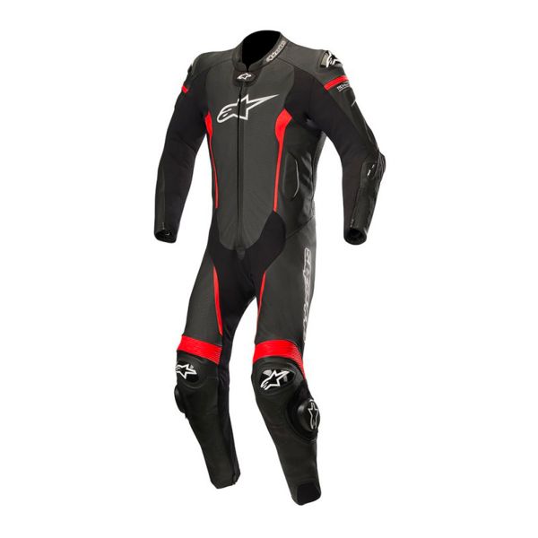 Tute Moto in pelle Alpinestars Missile Suit Black Red