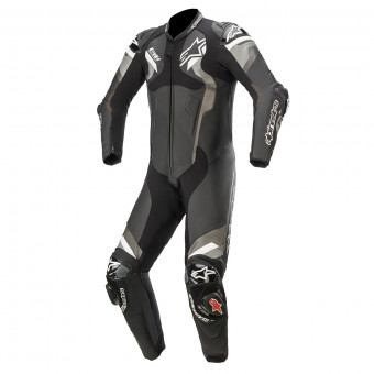 Tute Moto in pelle Alpinestars Atem V4 Suit 1 PC Black Gray White