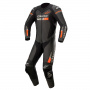 Tute Moto in pelle Alpinestars GP Force Chaser Nero Rosso Fluo