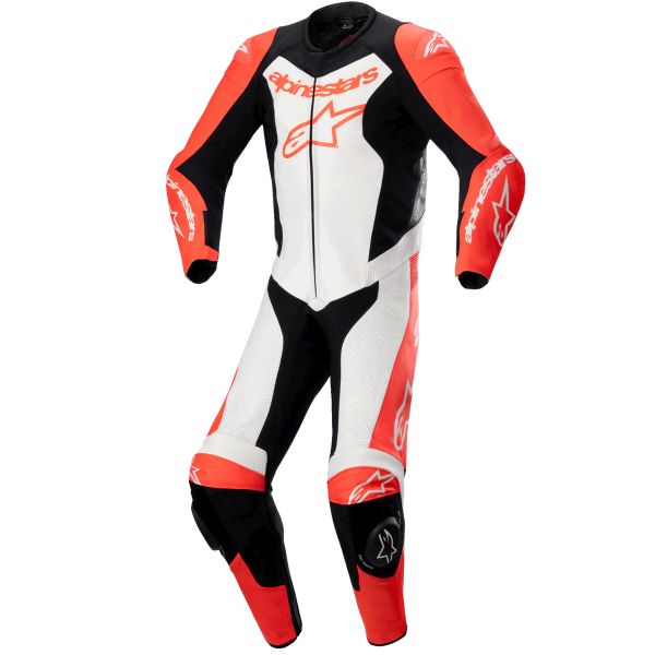 Tute Moto in pelle Alpinestars GP Force Lurv 1PC Red Fluo White Black Tute Moto in pelle Alpinestars GP Force Lurv 1PC Red Fluo White Black
