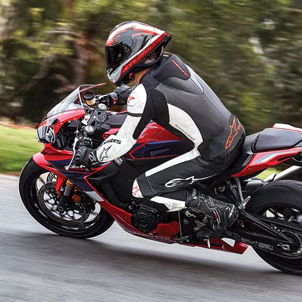 Alpinestars GP Force Lurv 2PC Black White Red Fluo