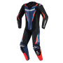 Tute Moto in pelle Alpinestars GP Force V2 Leather Suit 1PC Black Blue Red Fluo