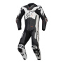 Tute Moto in pelle Alpinestars GP Plus V4 Sprint 1PC Nero Bianco Rosso Fluo
