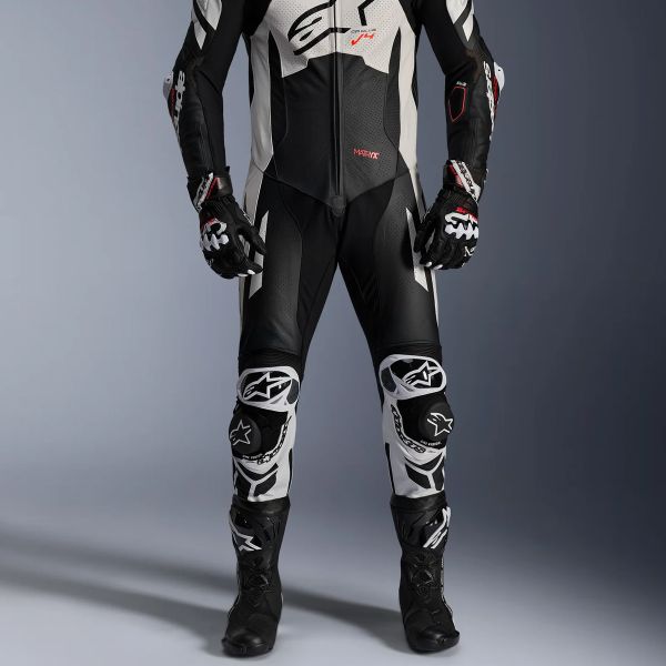 Alpinestars GP Plus V4 Sprint 1PC Nero Bianco Rosso Fluo
