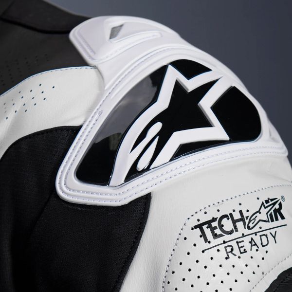 Alpinestars GP Plus V4 Sprint 1PC Nero Bianco Rosso Fluo