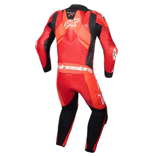Alpinestars GP Plus V4 Sprint 1PC Rosso Fluo Medio Rosso Bianco