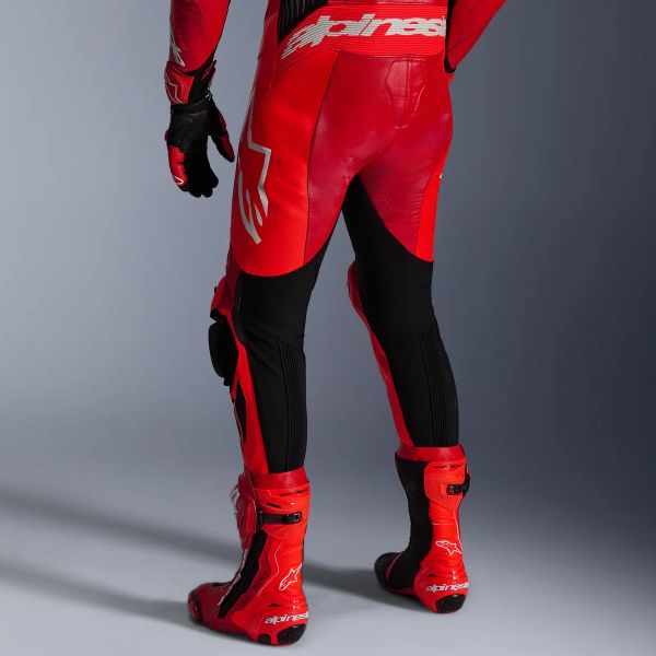 Alpinestars GP Plus V4 Sprint 1PC Rosso Fluo Medio Rosso Bianco
