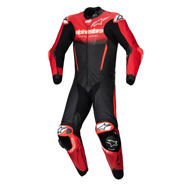 Tute Moto in pelle Alpinestars GP-R7 1PC Black Mid Red Tute Moto in pelle Alpinestars GP-R7 1PC Black Mid Red