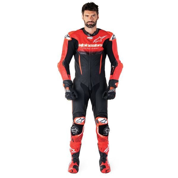 Alpinestars GP-R7 1PC Black Mid Red