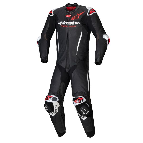 Tute Moto in pelle Alpinestars GP-R7 1PC Black White Red Fluo Tute Moto in pelle Alpinestars GP-R7 1PC Black White Red Fluo