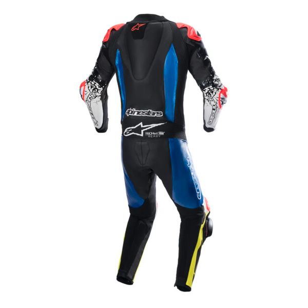 Alpinestars GP Tech V4 Black Blue Yellow Fluo