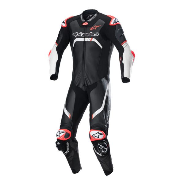 Tute Moto in pelle Alpinestars GP Tech V4 Black White