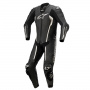 Tute Moto in pelle Alpinestars Tuta Missile V2 1PC Nero Bianco