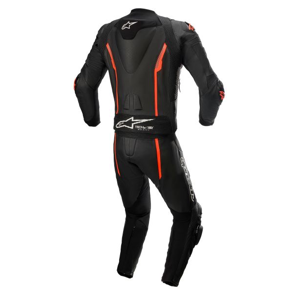 Alpinestars Tuta Missile V2 2PC Nero Rosso Fluo
