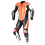 Tute Moto in pelle Alpinestars Racing Absolute V2 1PC Rosso Fluo Bianco Nero