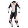 Tute Moto in pelle Alpinestars Stella GP-R7 1PC Leather Suit White Black Red Fluo