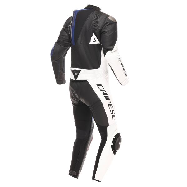 Dainese Demon Sprint 1PC Pelle Nero Bianco Rosso Lava