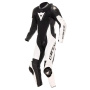 Tute Moto in pelle Dainese Demon Sprint 1PC Leather Nero Bianco Bianco