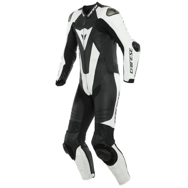 Tute Moto in pelle Dainese Laguna Seca 5 1PC White Black