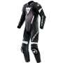 Tute Moto in pelle Dainese Laguna Seca 6 Perf 1PC Leather Black White Anthracite