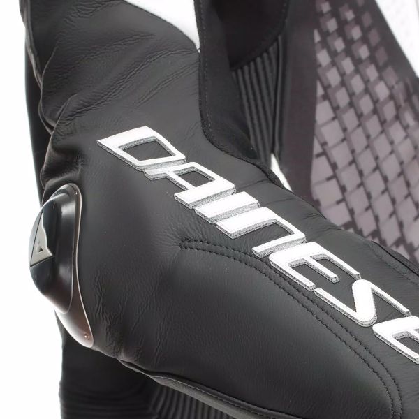 Dainese Laguna Seca 6 Perf 1PC Leather Black White Anthracite